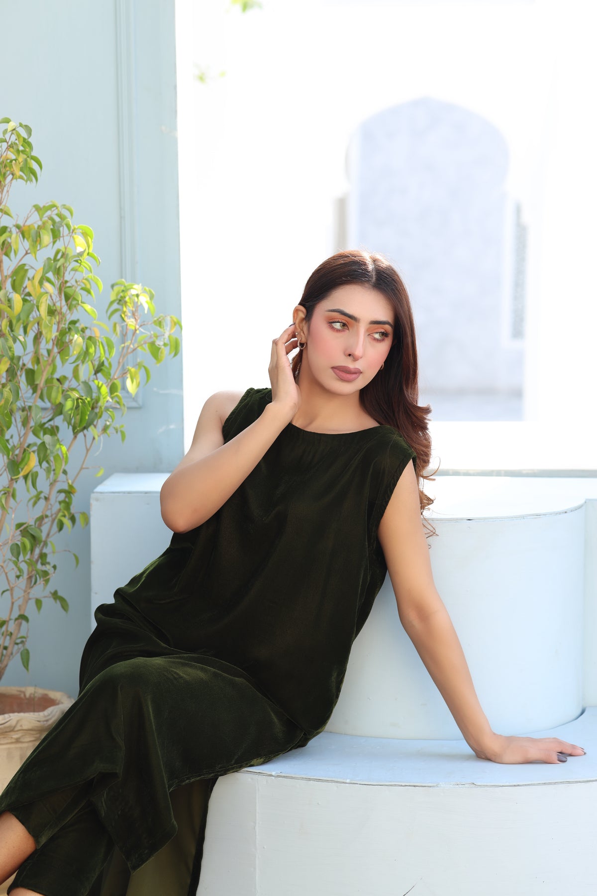 Olive green set