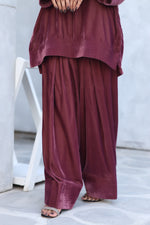 Deep plum set