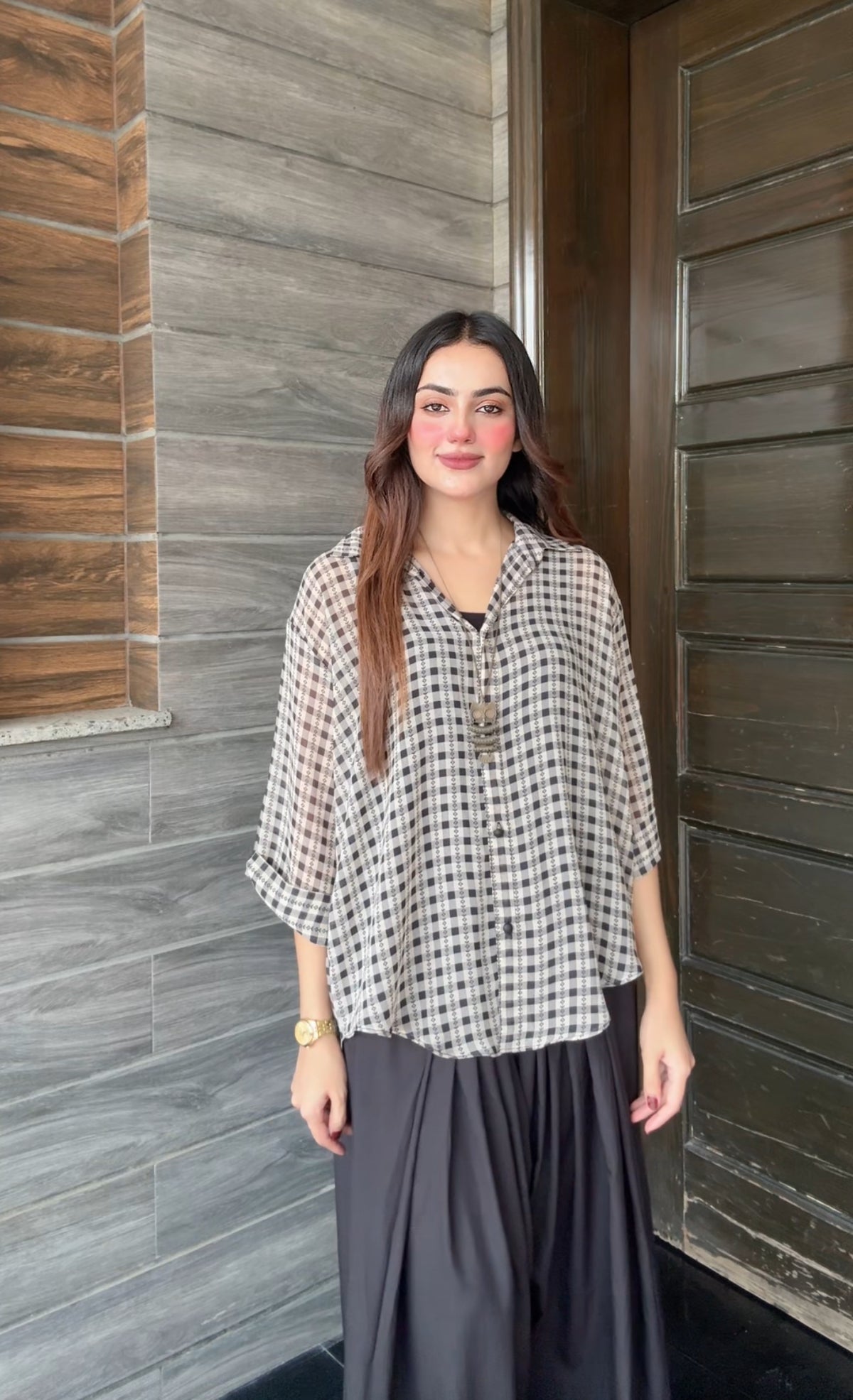 Chiffon B&W set