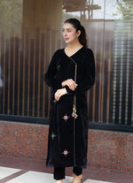 Black Angrakha embroidered