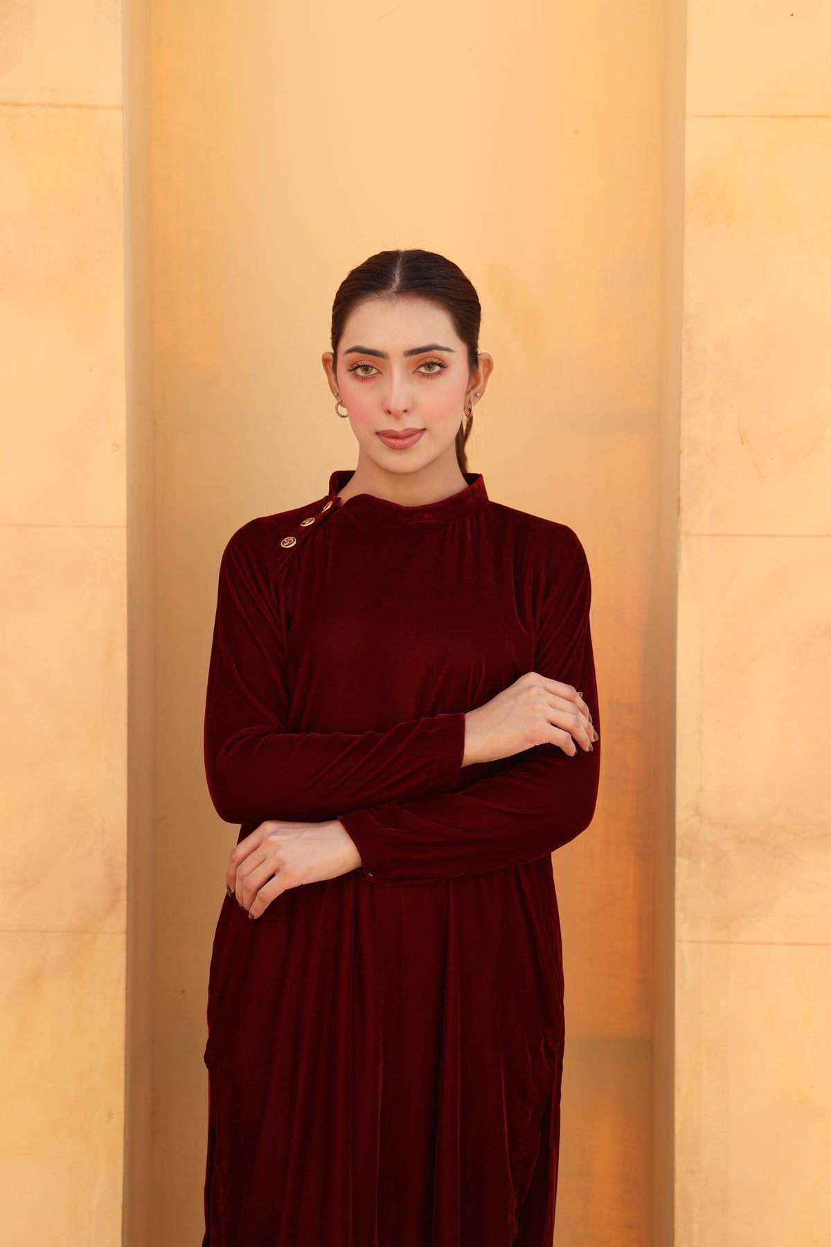 Maroon grace set