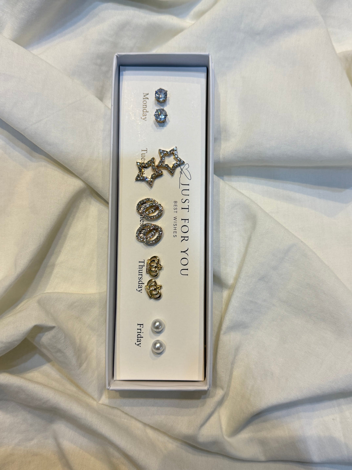 5 set star ear tops