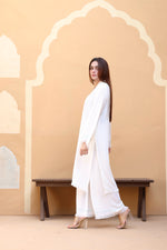 White thread dress