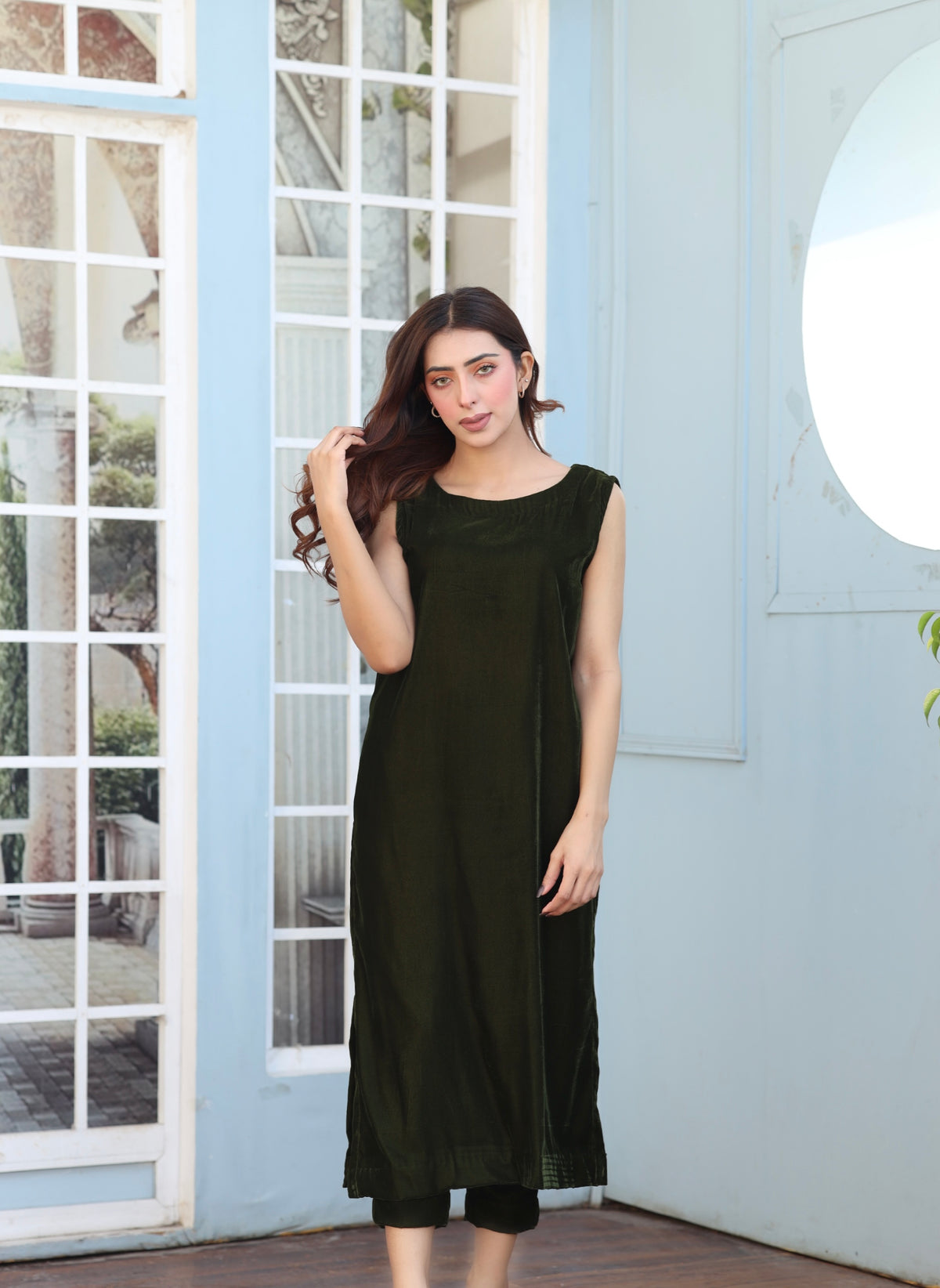 Olive green set
