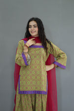 Lawn chunri parrot