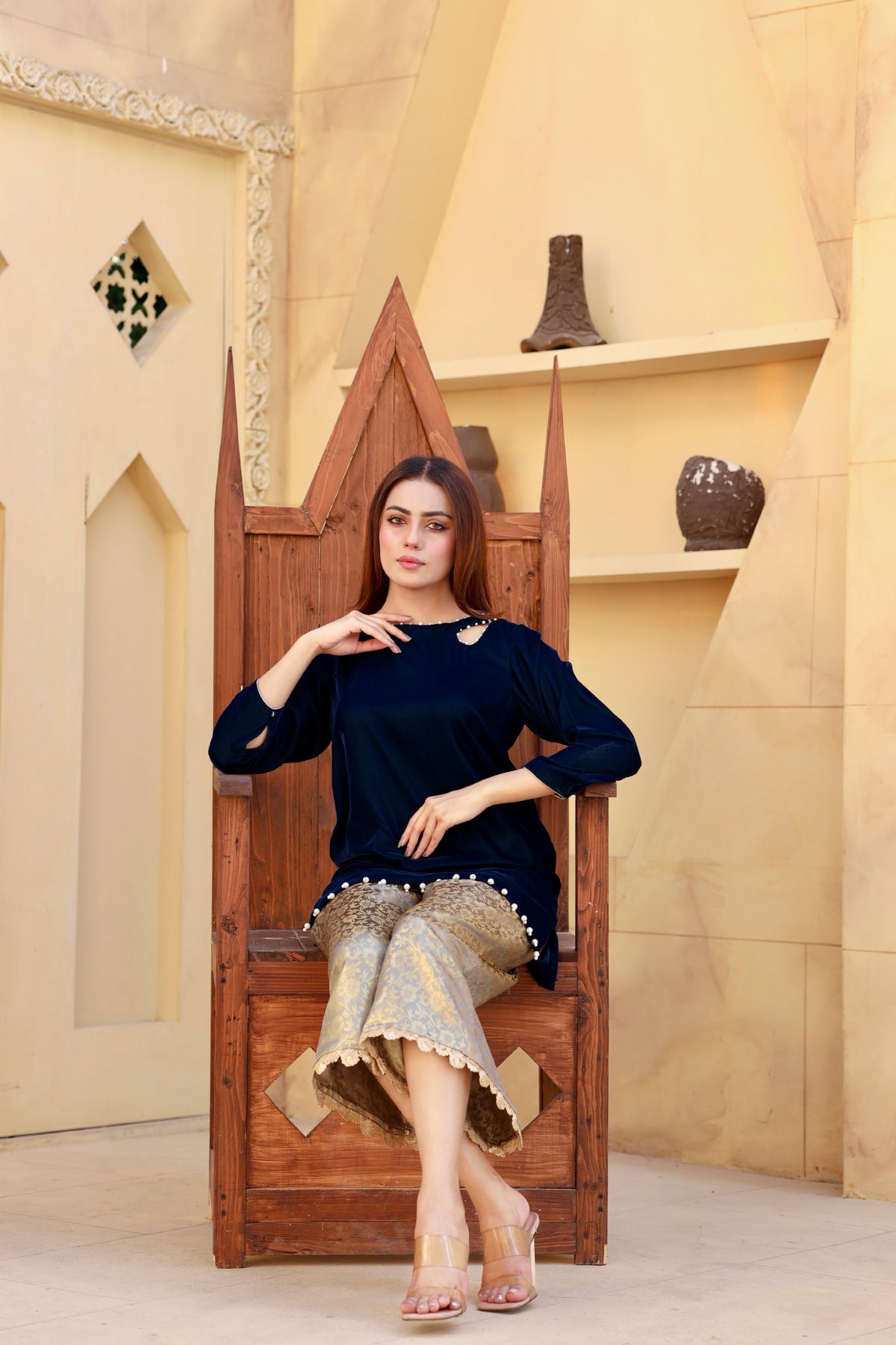 Navy blue Royal set