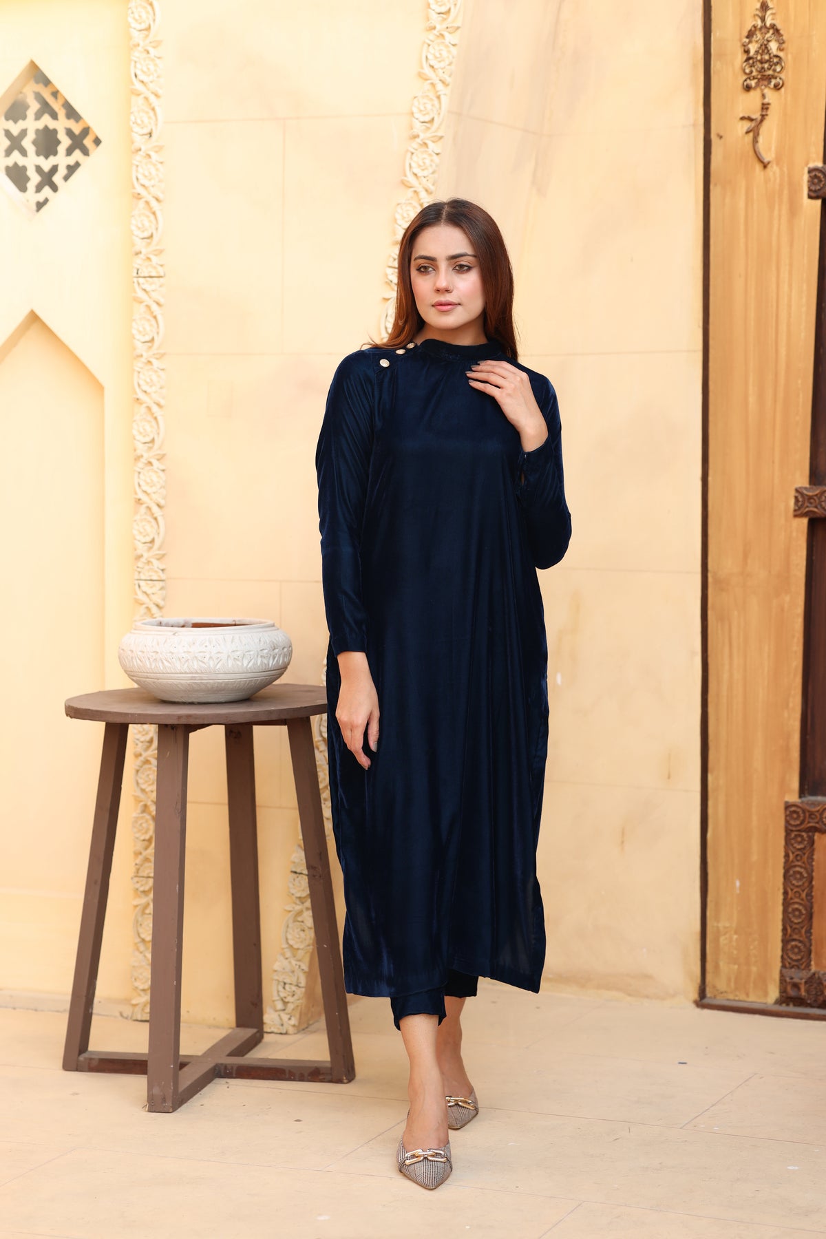 Navy blue grace set