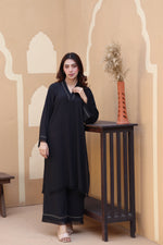 Black thread dress