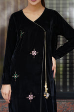 Black Angrakha embroidered