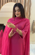 Pink pearl dress