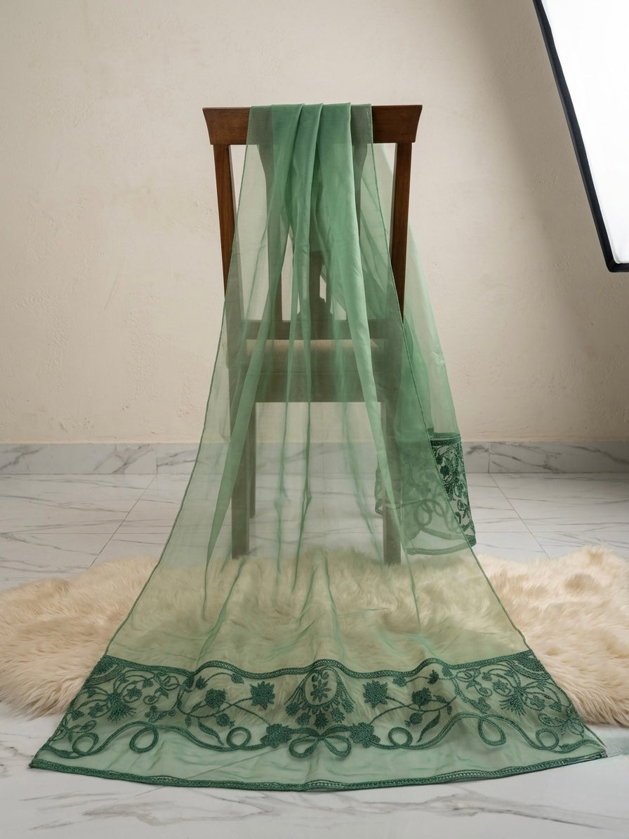 Dub Mint green duppata