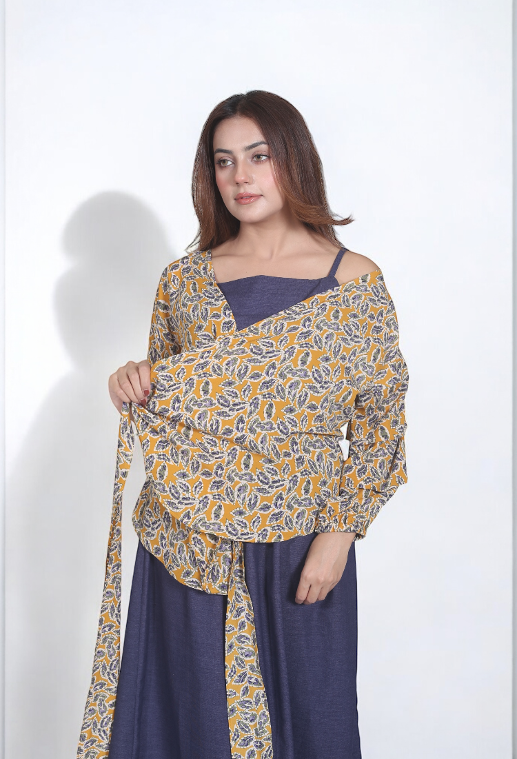 Three piece printed