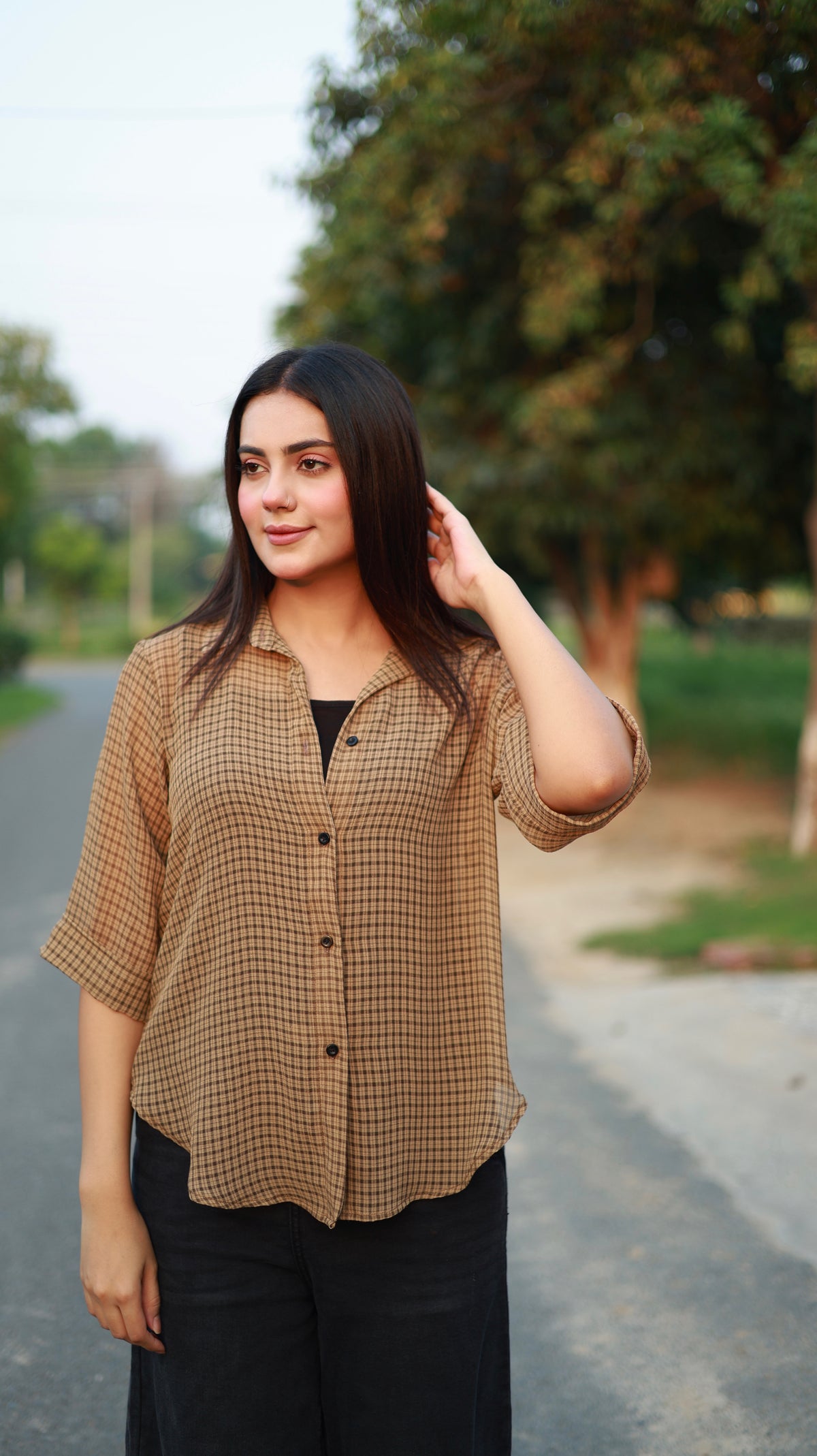 Desert check shirt