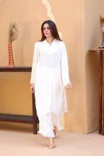 White thread dress