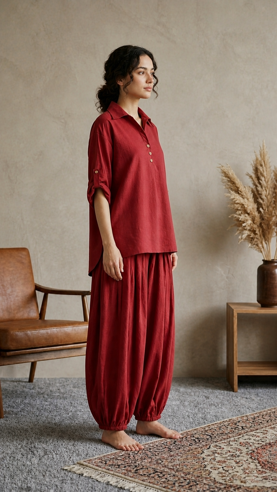 Lawn Maroon Talo