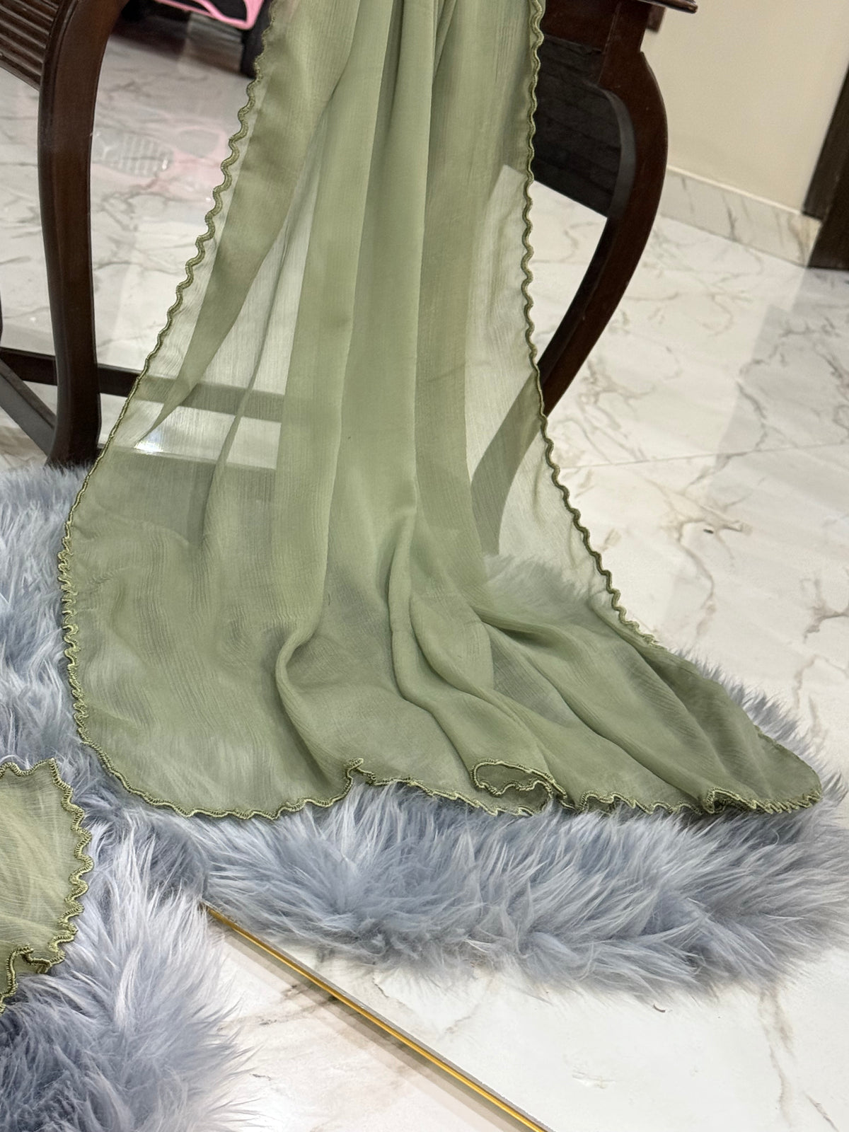 Pistachio dupatta