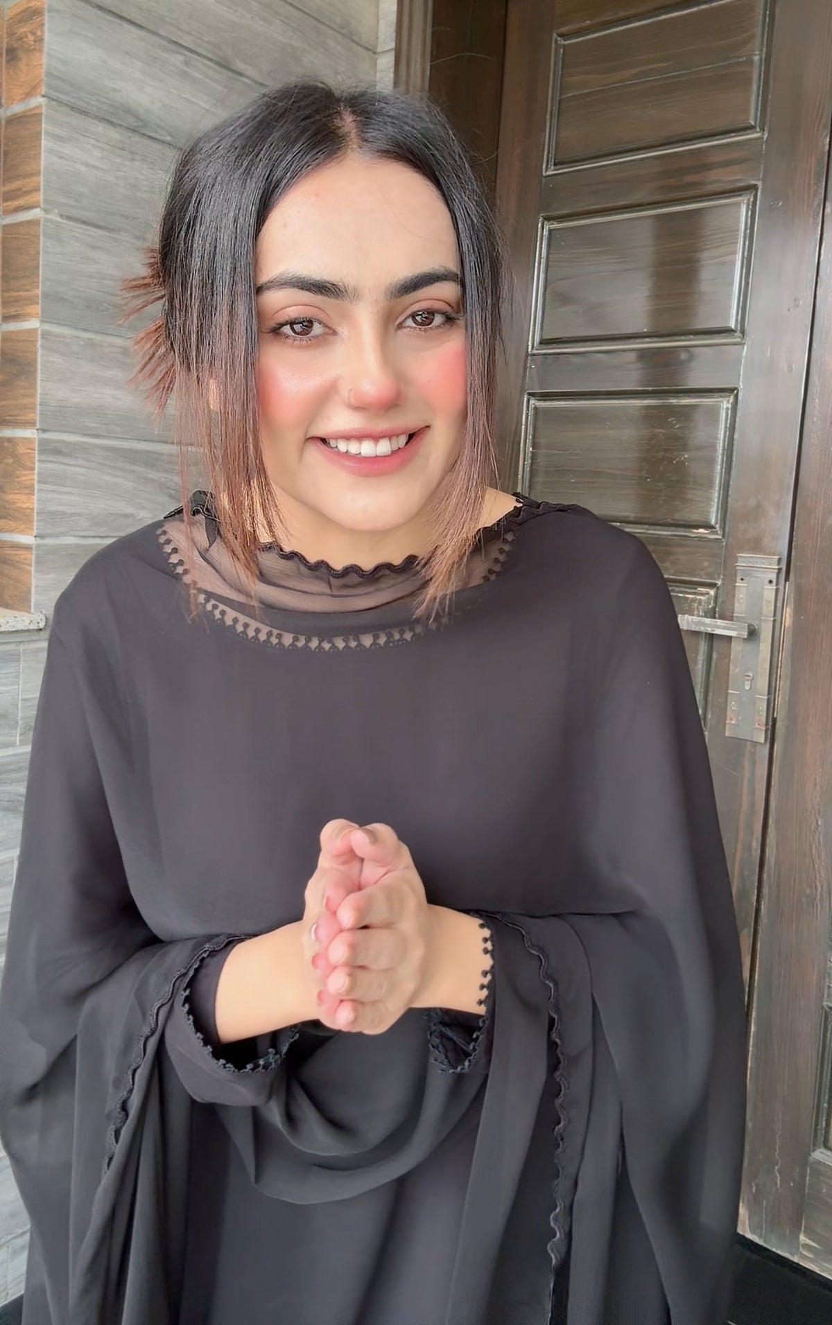 Lawn black farshi set