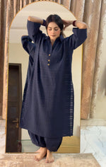 Modo blue set kurta shalwar