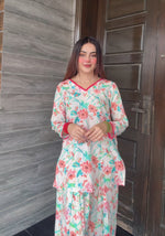 Lawn floral farshi set
