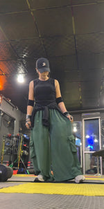 Green trousers