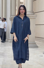 Modo blue set kurta shalwar