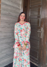 Lawn floral farshi set