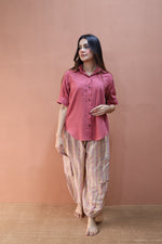 Pink boxy contrast set